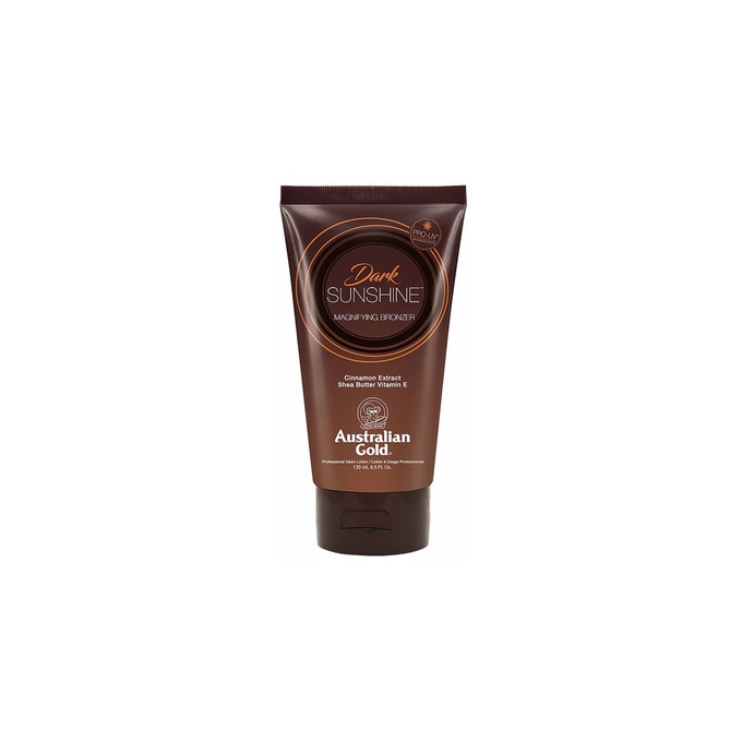 Australian Gold Dark Sunshine Magnifyng Bronzer Lotion - bronzinis losjonas intensyviam įdegiui