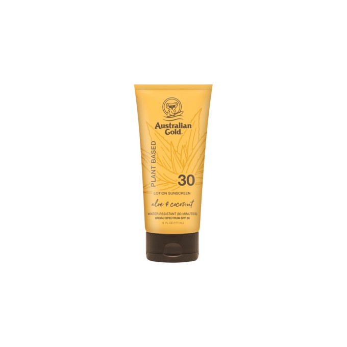 Australian Gold Plant Based Body Sunscreen SPF 30 - vandeniui atsparus kremas nuo saulės, 177 ml