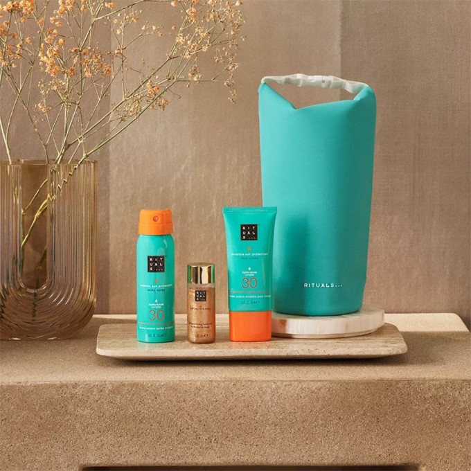 Rituals The Ritual Of Karma Sun Trial Set - kelioninis kūno ir veido priežiūros nuo saulės rinkinys