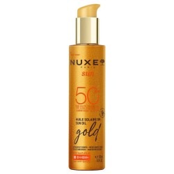 Nuxe Sun High Protection Sun Oil SPF 50 - apsaugos nuo saulės aliejus veidui ir kūnui, 150 ml
