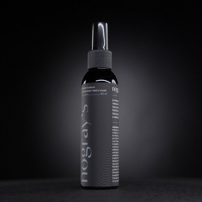 nogray's Against Graying Natural Hair & Beard Tonic - tonikas žiliems plaukams ir barzdai vyrams