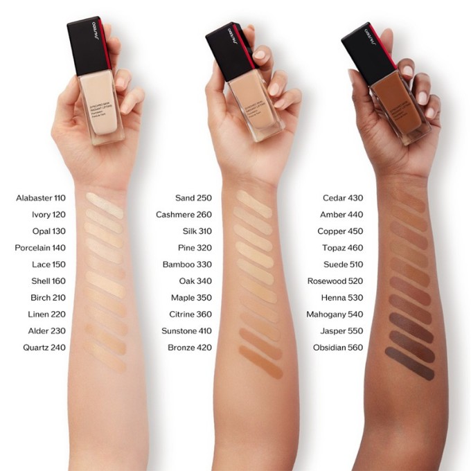 Shiseido Synchro Skin Radiant Lifting Foundation SPF 30 - makiažo pagrindas, 30 ml - 130 Opal
