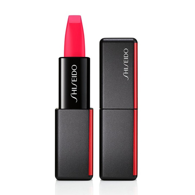 Shiseido Modern Matte Powder Lipstick - matiniai lūpų dažai, 4 g - 513 Shock Wave
