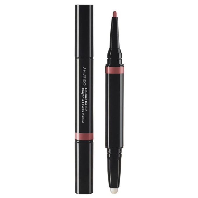 Shiseido Lipliner InkDuo - lūpų pieštukas su balzamu, 1.1 g - 03 Mauve