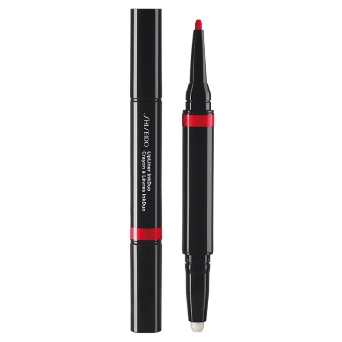 Shiseido Lipliner InkDuo - lūpų pieštukas su balzamu, 1.1 g - 08 True Red