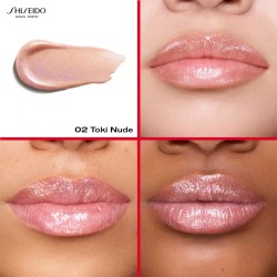 Shiseido Shimmer GelGloss Moisturizing Lip Gloss with Glowy Finish - lūpų blizgesys, 9 ml - 02 Toki