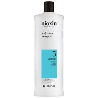 Nioxin System 3 Cleanser Shampoo - šampūnas, 1000 ml