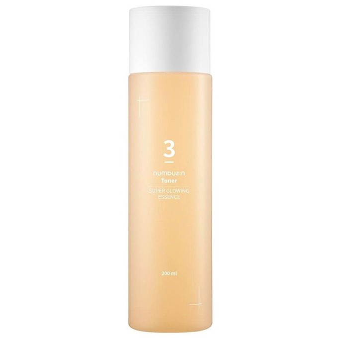 Nambuzin Numbuzin No. 3 Toner Super Glowing Essence - tonikas, atkuriantis odos stangrumą, 200 ml