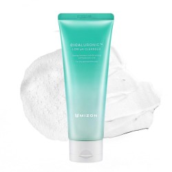 Mizon Cicaluronic Low Ph Cleansing Foam - drėkinančios valomosios putos sausai ir jautriai odai