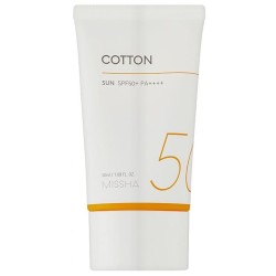 Missha All Around Safe Block Cotton Sun Cream SPF 50+ - apsauginis kremas nuo saulės, 50 ml