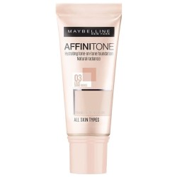 Maybelline Affinitone + Protecting Perfecting Foundation With Vitamin E - makiažo pagrindas, 30 ml