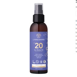 Lykkegaard Sun Body Oil SPF 20 - įdegio aliejus, 145 ml
