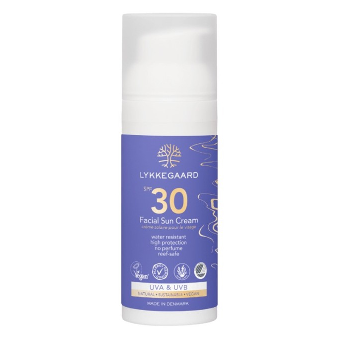 Lykkegaard Facial Sun Cream SPF 30 - Pleťový krém na opalování 50ml