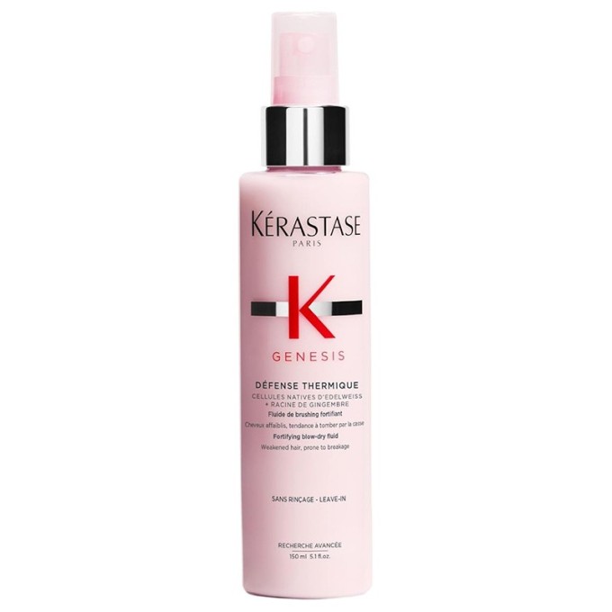 Kérastase Genesis Anti Hair-Fall Blow-Dry Fluid - skystis nuo plaukų slinkimo ir šiluminei