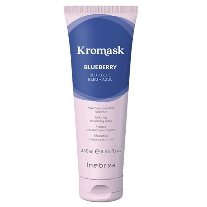 Inebrya Inebrya Kromask pigment hair mask - dažomoji kaukė plaukams, 250 ml - Blueberry
