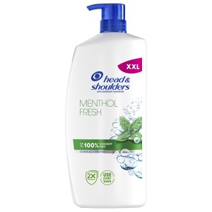 Head & Shoulders Menthol Fresh Anti-Dandruff Shampoo - šampūnas nuo pleiskanų, 800 ml