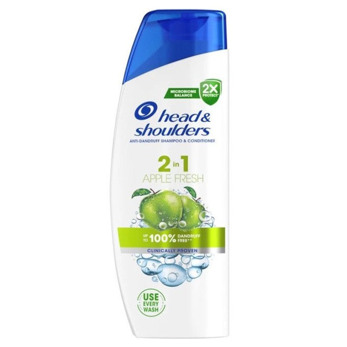 Head & Shoulders Apple Fresh 2in1 Shampoo & Conditioner - šampūnas ir kondicionierius nuo