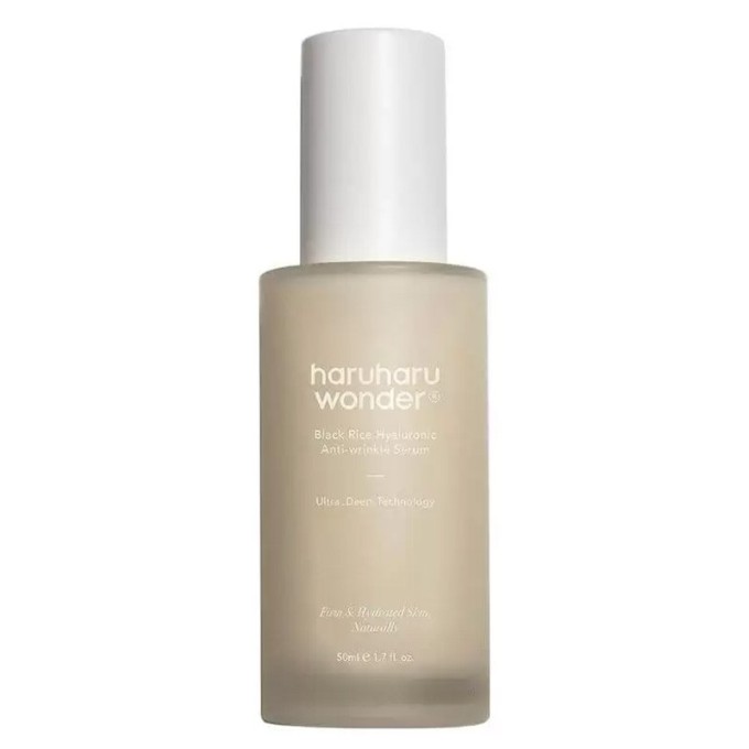 Haruharu Wonder Black Rice Hyaluronic Anti-wrinkle Serum - veido serumas nuo raukšlių, 50 ml
