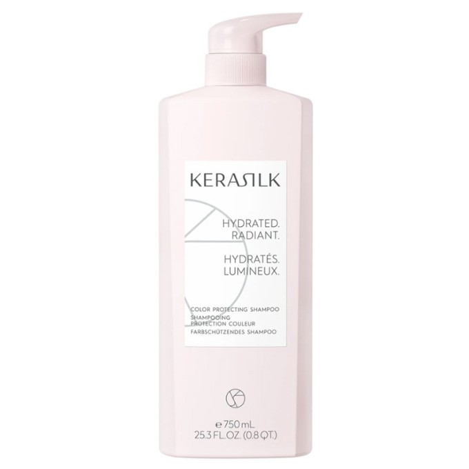 Goldwell Kerasilk Color Protecting Shampoo - drėkinamasis šampūnas žvilgantiems plaukams, 750 ml
