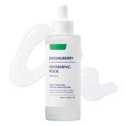 Eqqualberry Swimming Pool Ampoule - drėkinantis ir raminantis veido serumas, 50 ml
