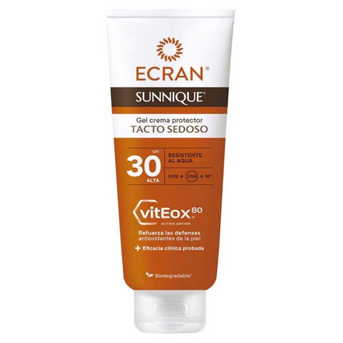 Ecran Sunnique Silk Touch Gel Cream SPF 30 - apsauginis kremas-gelis, 250 ml