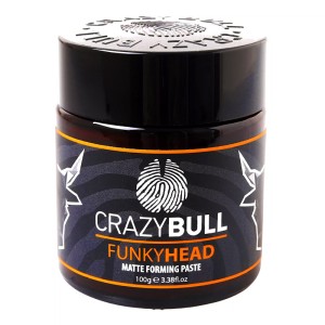 CrazyBull Funky Head Matte Forming Paste - plaukų formavimo pasta, 100 g