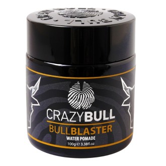 CrazyBull Bull Blaster Water Pomade - plaukų pomada su stipriu fiksavimu, 100 g
