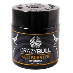 CrazyBull Bull Blaster Water Pomade - plaukų pomada su stipriu fiksavimu, 100 g