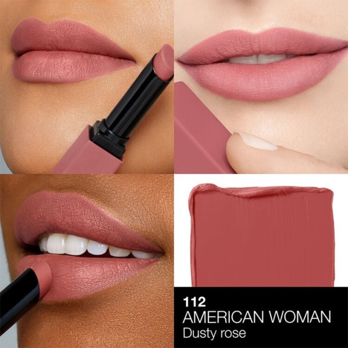 NARS Powermatte Lipstick - matiniai lūpų dažai, 1,5 g - 112 American Woman