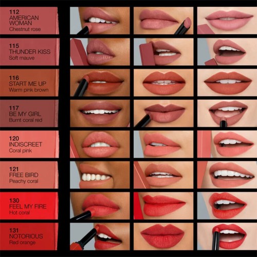 NARS Powermatte Lipstick - matiniai lūpų dažai, 1,5 g - 120 Indiscreet