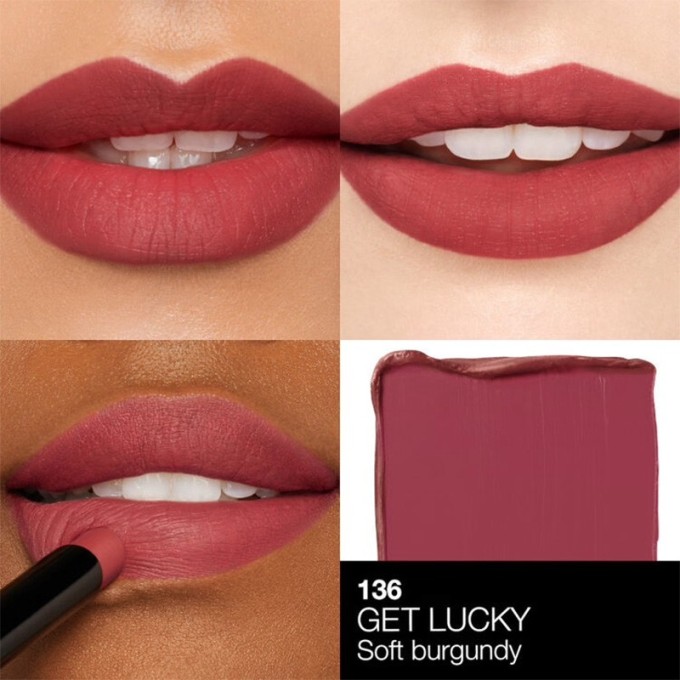 NARS Powermatte Lipstick - matiniai lūpų dažai, 1,5 g - 136 Get Lucky