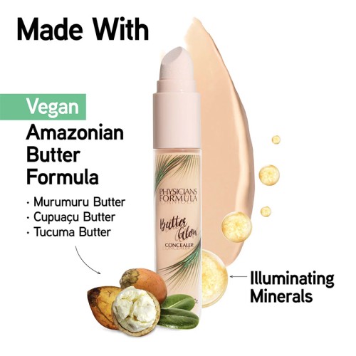 Physicians Formula Murumuru Butter Glow Concealer - maskuoklis, 5,6 ml - Fair-To-Light