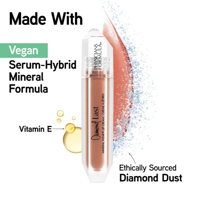 Physicians Formula Mineral Wear Diamond Last Lipstick - lūpų dažai, 4,8 ml - Rose Quartz