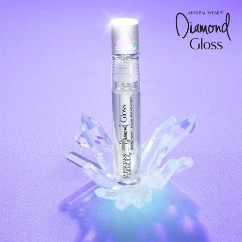 Physicians Formula Mineral Wear Diamond Gloss - lūpų blizgis, 4,6 ml - Crystal Clear