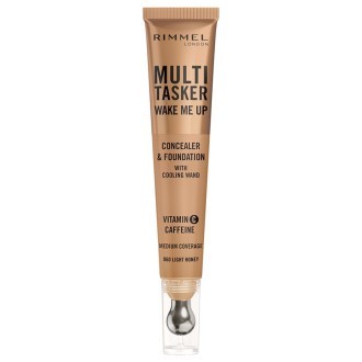 Rimmel Multi Tasker Wake Me Up Concealer & Foundation - makiažo pagrindas ir maskuoklis, 20 ml -