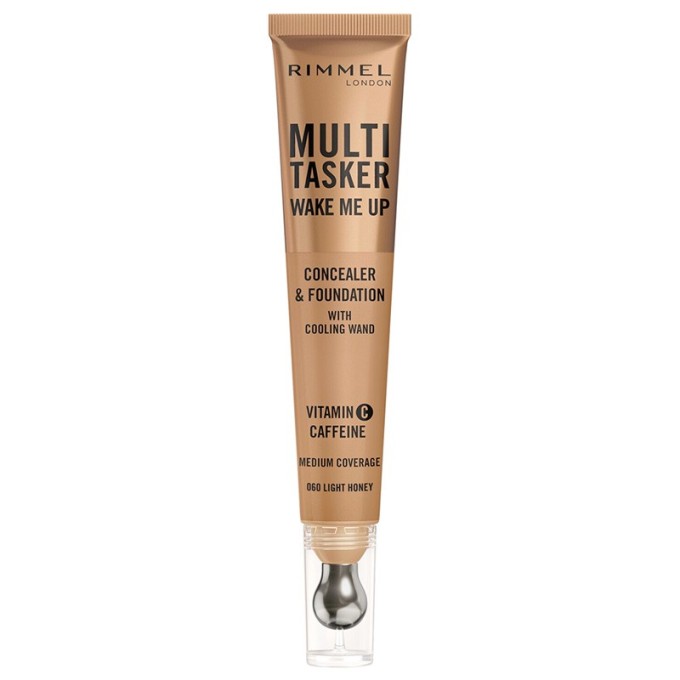 Rimmel Multi Tasker Wake Me Up Concealer & Foundation - makiažo pagrindas ir maskuoklis, 20 ml -