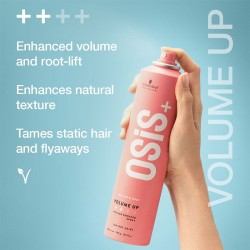 Schwarzkopf Professional Osis + Volume Up Booster Spray - plaukų lakas, 300 ml
