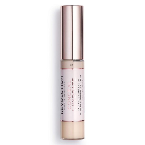 Makeup Revolution Conceal & Hydrate Radiance Concealer - maskuoklis, 13 g - C3