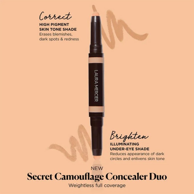 Laura Mercier Secret Camouflage Brighten and Correct Duo - dvigubas maskuoklis, 2 g - 1W
