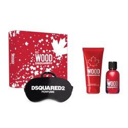 Dsquared2 Red Wood Gift set EDT 50 ml, shower gel 100 ml and sleeping mask 50ml