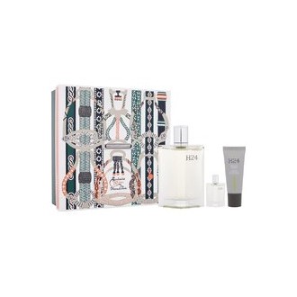 Hermes H24 Gift set EDT 100 ml, miniature EDT 5 ml and moisturizing face cream 20 ml 100ml