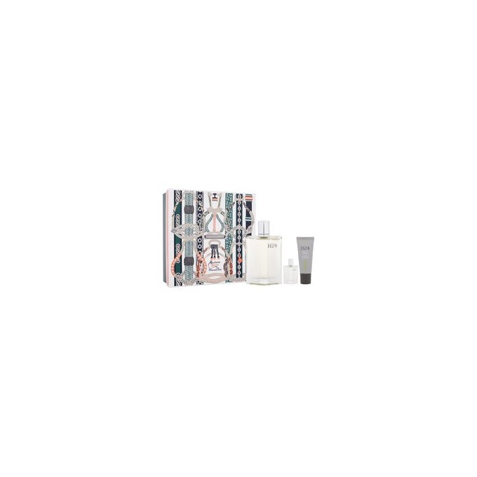 Hermes H24 Gift set EDT 100 ml, miniature EDT 5 ml and moisturizing face cream 20 ml 100ml