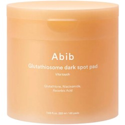 Abib Vita Touch Glutathiosome Dark Spot Pad - toniko pagalvėlės pigmentinėms dėmėms, 60 vnt.
