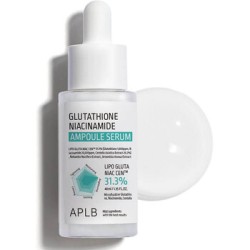 APLB Glutathione Niacinamide Ampoule Serum - ampulinis serumas odai šviesinti ir drėkinti, 40 ml