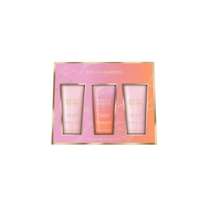 Baylis & Harding Hand Care Gift Set Jojoba, Vanilla & Almond oi - rankų kremų rinkinys