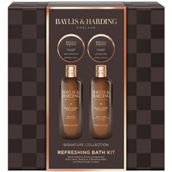Baylis & Harding Refreshing Bath Kit Black pepper & Ginseng - kūno priežiūros rinkinys