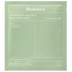 Biodance Refreshing Sea Kelp Real Deep Mask - raminanti veido kaukė, 34 g