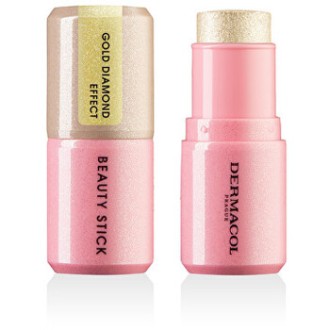 Dermacol Beauty Stick - pieštukiniai skaistalai, 7 g - 2 GOLD DIAMOND EFFECT