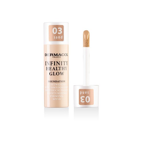 Dermacol Infinity Healthy Glow Foundation - makiažo pagrindas, 20 g - 04 BRONZE