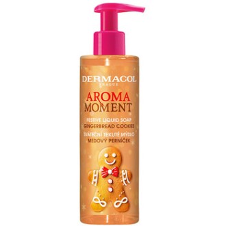 Dermacol Medový perníček Aroma Moment Festive Liquid Soap - skystas muilas, 250 ml